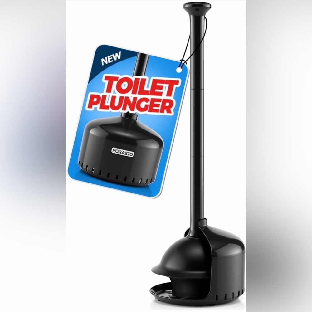 Toilet Plunger with Holder,Plungers for Bathroom with Holder,Plunger with Cover,